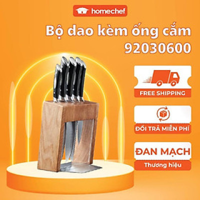Bộ dao kèm ống cắm Scanpan Classic 6 chi tiết 92030600, thép không gỉ | Hàng chính hãng
