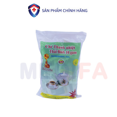 Combo 3 gói - Chè thanh nhiệt Thái Bình, loại trà thanh nhiệt giải độc, mát gan, chè thanh lọc cơ thể, gói lớn (100 gói x 10g)