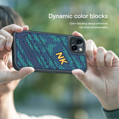 Ốp lưng chống sốc cho iPhone 13 họa tiết mặt lưng 3D hiệu Nillkin Striker (chống sốc cực tốt, họa tiết màu 3D cá tính) - hàng nhập khẩu