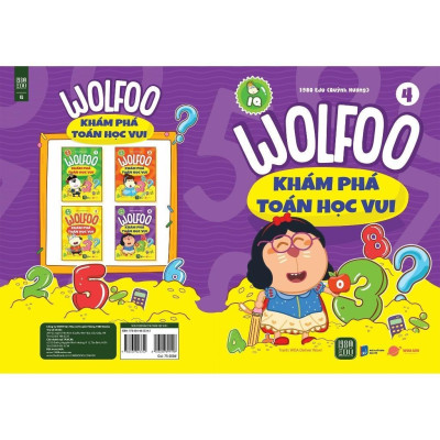 Sách - Wolfoo Khám Phá Toán Học Vui 4 - 1980 Books