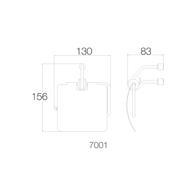Móc/Lô giấy vệ sinh 7001