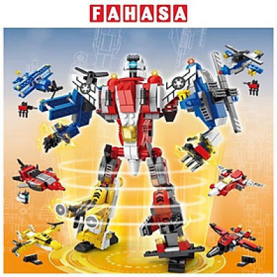 Đồ Chơi Lắp Ráp Robot Máy Bay Ares - Mech Ares - Toys&Joys 8798-6 (545 Mảnh Ghép)