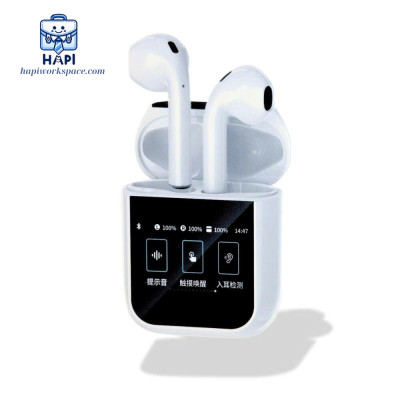 Tai nghe không dây hàng chính hãng WiWU Airbuds Wi-T24 với màn hình cảm ứng