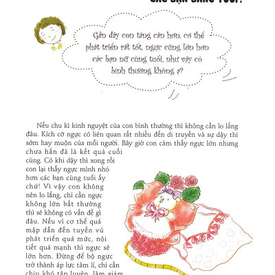Cẩm Nang Bé Gái Tuổi Dậy Thì - Quyển 1: 160 Câu Hỏi - Đáp Về Sinh Lí Bạn Gái Tuổi Dậy Thì (Tái Bản 2019)