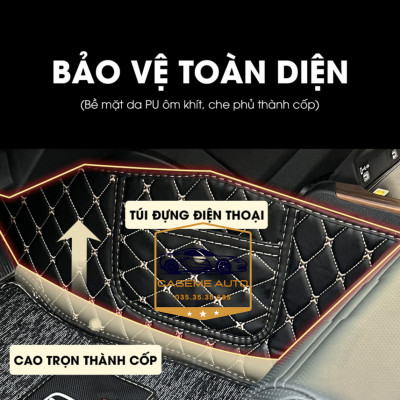 [FORD EVEREST] Thảm Trải Sàn, Lót Sàn Ô Tô 5D 6D Thiết Kế Theo Xe FORD EVEREST 2019 Chống Nước, Không Mùi - MẪU DIAMOND - Hàng Chính Hãng