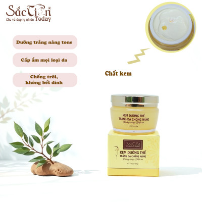 Kem dưỡng thể trắng da chống nắng 100g Sắc Tiên Today