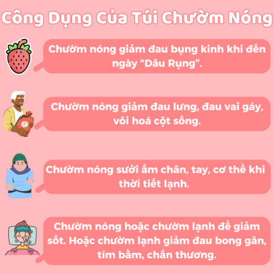 Túi chườm nóng lạnh 1000ml, túi chườm sưởi ấm giảm đau bụng kinh họa tiết dễ thương KÈM HỘP ĐỰNG