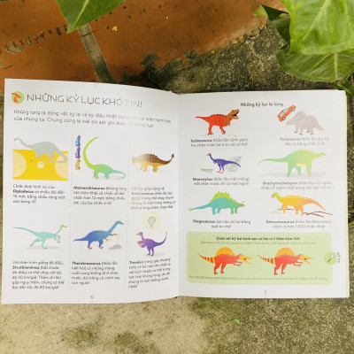 Sách - Bách khoa thư tiểu học Larousse - Khủng long (Bìa cứng) - Nhã Nam Official