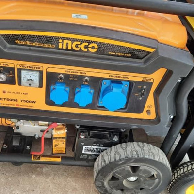 MÁY PHÁT ĐIỆN DÙNG XĂNG 4 THÌ OHV 7.5KW INGCO GE75006 - HÀNG CHÍNH HÃNG