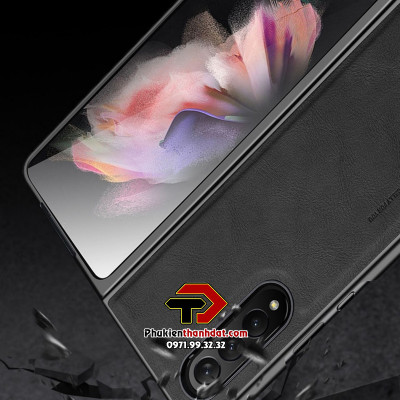 Ốp lưng da cho SamSung Galaxy Z Fold3 5G chính hãng X-level - Hàng chính hãng