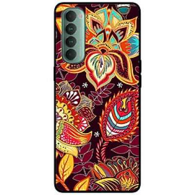 Ốp lưng dành cho Oppo Reno 4 Pro mẫu Họa Tiết Hoa Đa Màu
