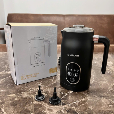 Máy đánh sữa tạo bọt cà phê, ca cao 4 trong 1 thương hiệu Anh Quốc Shardor MF0802 - Hàng nhập khẩu