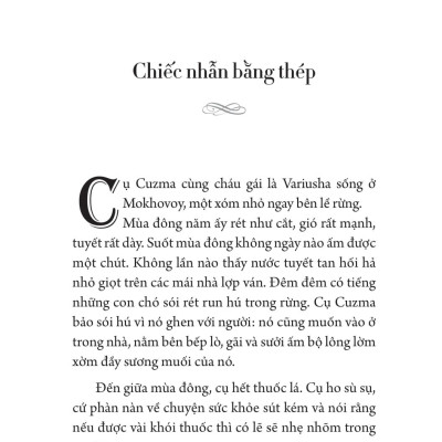 Sách - Tác Phẩm Chọn Lọc - Văn Học Nga - Chiếc Nhẫn Bằng Thép (Tái Bản 2024)