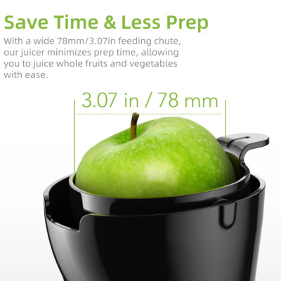 Máy ép trái cây tốc độ chậm Biolomix SJ-017,  chất liệu vỏ nhựa Tritan an toàn, dễ vệ sinh- Hàng chính hãng