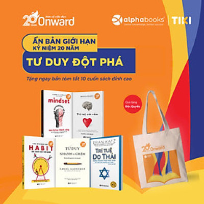 Bộ Sách Đột Phá Tư Duy (Kỷ niệm 20 năm AlphaBooks) - Tặng kèm túi canva