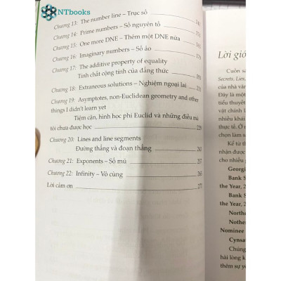 Combo sách lớp 8-9: Con đường dẫn tới tài năng, Toán học qua các câu chuyện về tập hợp, Mật mã trên tường, Bí mật, dối trá và đại số