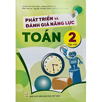 Sách - Phát triển và đánh giá năng lực Toán lớp 2 tập 1+2