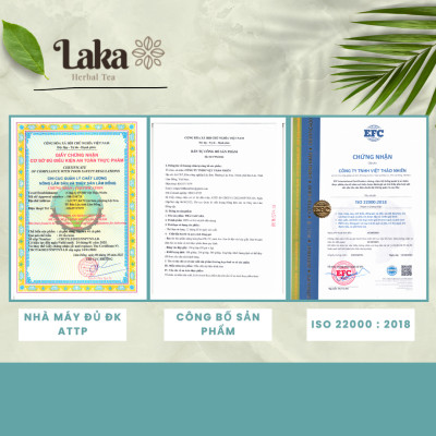 COMBO Tặng Quà - 2 Hộp Trà Cà Phê Cascara Túi lọc LAKA 80gr, 100% quả cà phê chín mọng