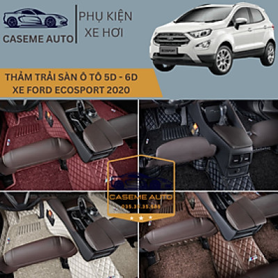 [FORD ECOSPORT] Thảm Trải Sàn, Lót Sàn Ô Tô 5D 6D Thiết Kế Theo Xe FORD ECOSPORT 2020 Chống Nước, Không Mùi - MẪU CARBON - Hàng Chính Hãng