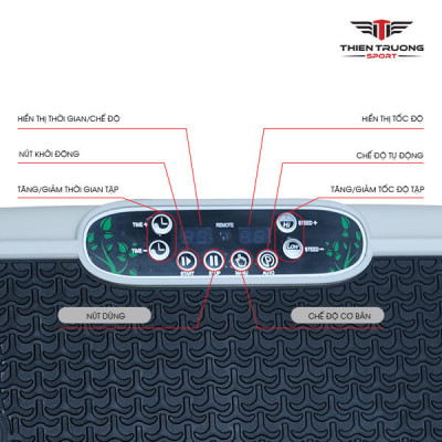 Máy rung toàn thân mini TS21927 - 99 cấp độ rung, kèm dây kéo tập tay, công suất 200W, nhỏ gọn dễ sử dụng