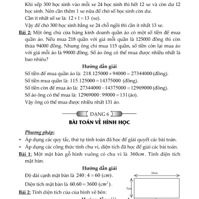 Phương Pháp Giải Các Dạng Toán Thực Tế 6 (Tài Liệu Dùng Chung Cho Các Bộ Sách) - KV