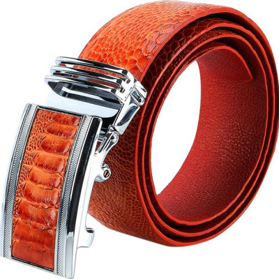 Thắt Lưng Nam Da Đà Điểu Bản Lớn Huy Hoàng HT4419 - Vàng