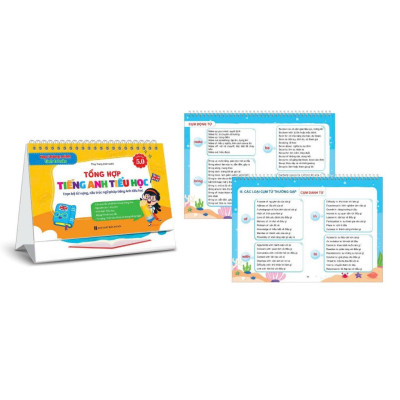 Sách - Bộ Lịch Công Thức Giải Nhanh Toán - Làm Văn Tiểu Học - Tổng Hợp Tiếng Anh Tiểu Học (Phiên bản 5.0)