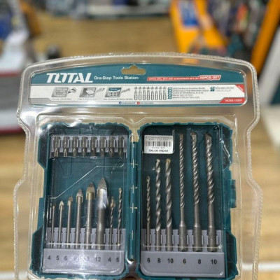 BỘ MŨI KHOAN VÀ MŨI BẮT VÍT ĐA NĂNG 22 CHI TIẾT TOTAL TACSDL12201