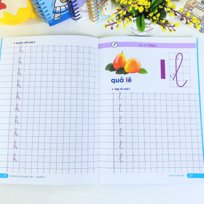 Sách Combo 5 cuốn: Tập tô tập viết và làm quen với toán (Hành trang vào lớp 1)