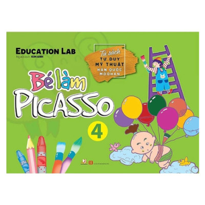 Bé Làm Picasso Bộ 6 Cuốn - Bộ Màu Vẽ Hộp Gỗ Cao Cấp M82 - Vanlangbooks x Colormate
