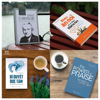 Combo sách:  Bí Quyết Đọc Tâm (TB) + Bậc Thầy Của Nghệ Thuật Giao Tiếp (TB) + Sức Mạnh Của Sự Khen Ngợi + Khéo Ăn Nói Sẽ Có Được Thiên Hạ (TB)