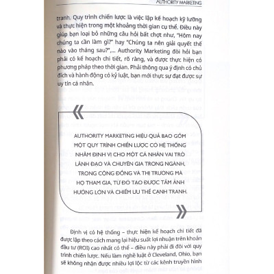 7 Đòn Bẩy Tăng Độ Tín Nhiệm Thương Hiệu - Authority Marketing - Vanlangbooks
