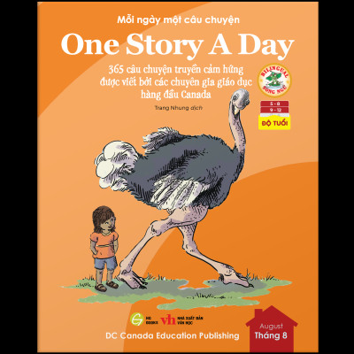 Sách - One Story A Day - CUỐN 8 : 365 câu chuyện phát triển IQ, EQ cho bé - Bản song ngữ tặng kèm file nghe