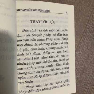 Kinh Phật Thuyết Đại Thừa Vô Lượng Thọ Bình Đẳng Giác (Bìa cứng) ( khổ 10x14cm)