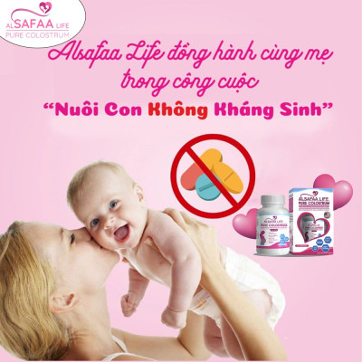 Combo 02 Hộp Sữa non nguyên chất al SAFAA life - USA |  Pure Colostrum Pregnancy & Breastfeeding Support 500MG