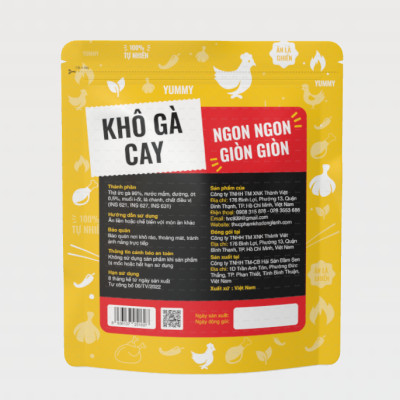 KHÔ GÀ CAY 150 G 