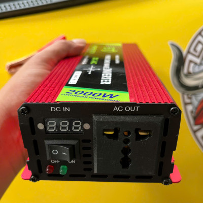 ̣( HÀNG NHẬT ) Bộ Kích Điện Inverter 12V-220V 2000W Sóng Sin Chuẩn – Chạy Ổn Định, Siêu Bền