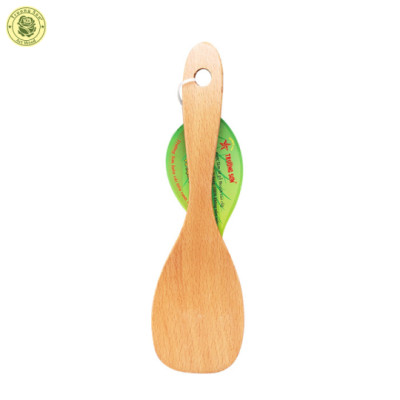 Muỗng Xới Cơm Gỗ  Mui Bằng - Vá Gỗ Beech 01A  - Đồ Gỗ Nhà Bếp Thương Hiệu Trường Sơn