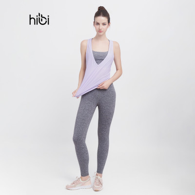 Áo Tank Tập Yoga - Gym Kiểu Cổ Tim Hibi Sports TA714 - Mặc Ngoài Áo Bra