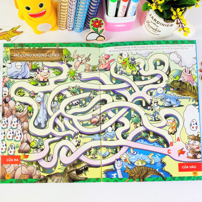 Sách - Trọn bộ 8 cuốn Sticker Khủng Long - Vừa Học Vừa Chơi - ndbooks