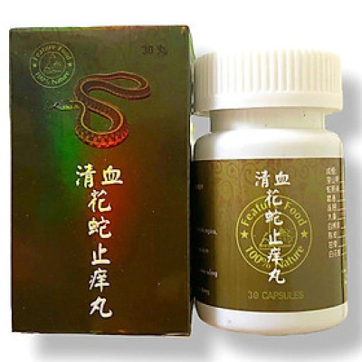Viên uống Thanh huyết hoa xà chỉ dưỡng hoàn - Loại xịn - Hỗ trợ giải nhiệt, giải độc, ngứa toàn thân, ban đỏ, dị ứng - Xuất xứ Malaysia - Mã số 1540
