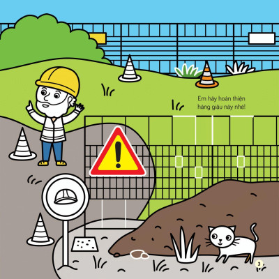 Tô Màu Khám Phá Thế Giới - Công Trường Xây Dựng
