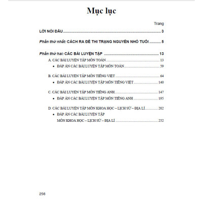 Bài tập dành cho học sinh thi trạng nguyên nhỏ tuổi 4(dùng chung cho các bộ sgk hiện hành)