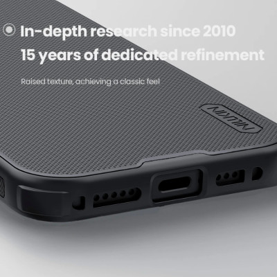 Ốp lưng cho iPhone 17 Pro Max /17 Pro / 17 Air / 17 hiệu Nillkin Frosted Shield Pro chống sống chống vân tay - Hàng chính hãng