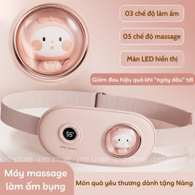 quà tặng phụ nữ- Đai massage bụng 10 chế độ- Đai chườm nóng đau bụng kinh tại Nguyễn Gia group Cao Đạt