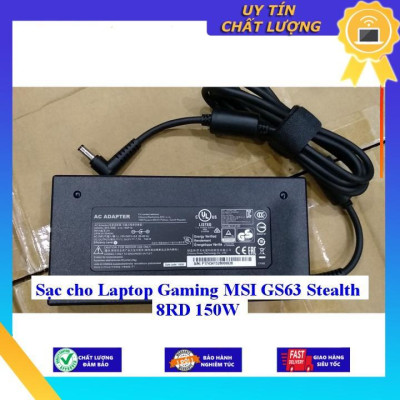 Sạc cho Laptop Gaming MSI GS63 Stealth 8RD 150W - Hàng Nhập Khẩu New Seal
