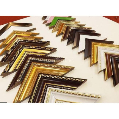 Bộ 3 tranh canvas treo tường bến thuyền khung gỗ cao cấp 122-847 - 35 x 35 xm x 3 tranh