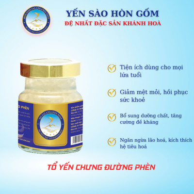 [Combo 12 Hũ] Tổ Yến Sào Chưng Đường Phèn - Yến Sào Hòn Gốm Chính Hiệu Khánh Hoà - HGK NEST 
