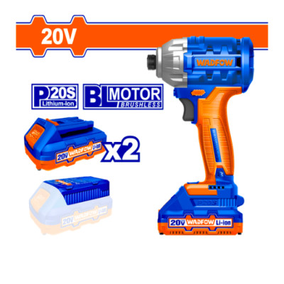 MÁY SIẾT VÍT DÙNG 20V WCD2512 WADFOW (KÈM 2 PIN 1.5AH & SẠC) - HÀNG CHÍNH HÃNG