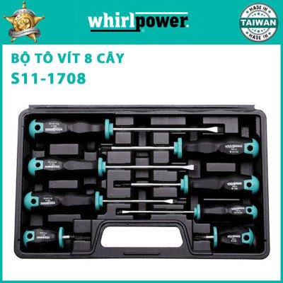 BỘ TÔ VÍT 8 CÂY WHIRLPOWER S11-1708